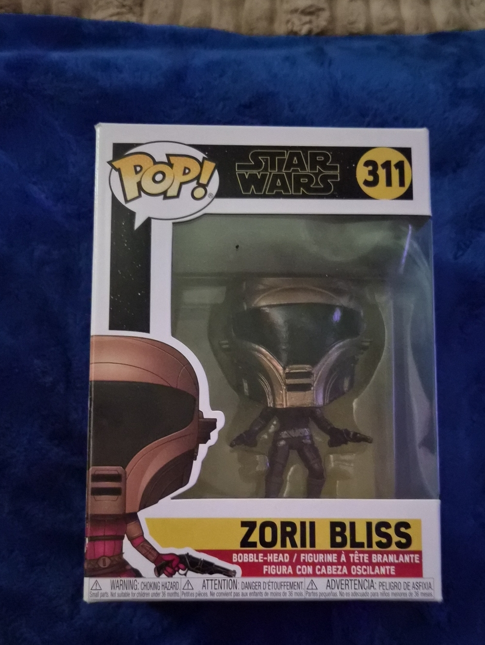 Funko Pops! Star Wars Zorii Bliss Pop! Vinyl Figure - Black and Gold